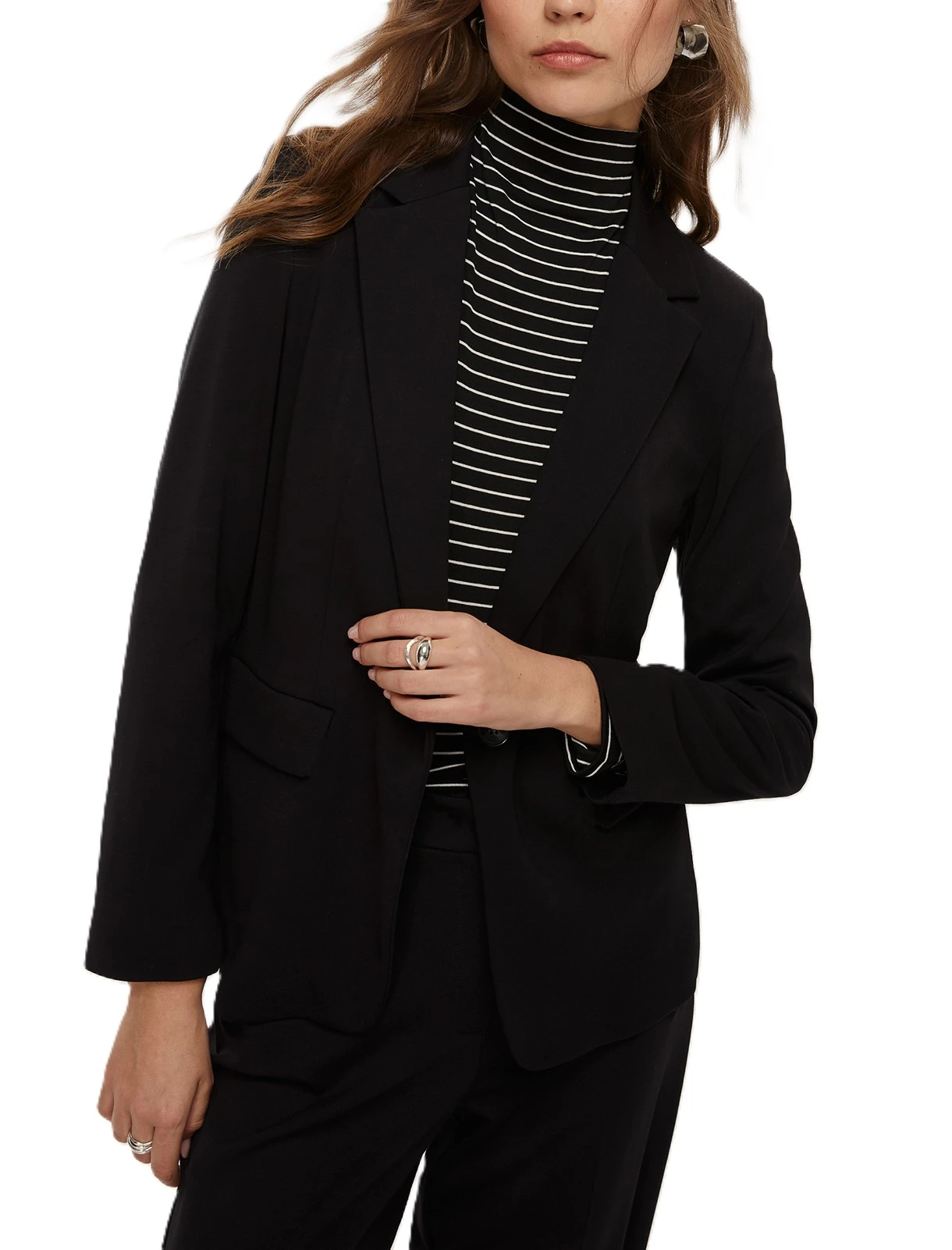 BLAZER IN JERSEY GAMMMA DONNA NERO