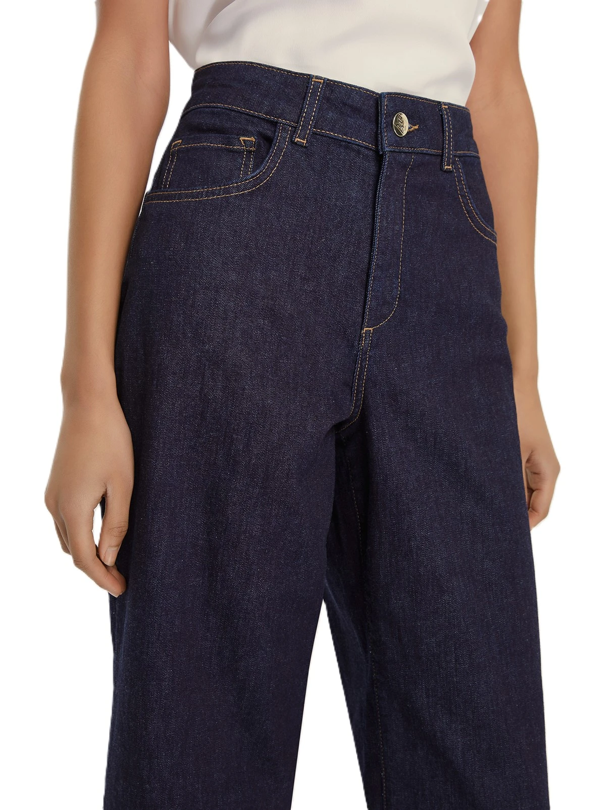 JEANS A PALAZZO DONNA BLU