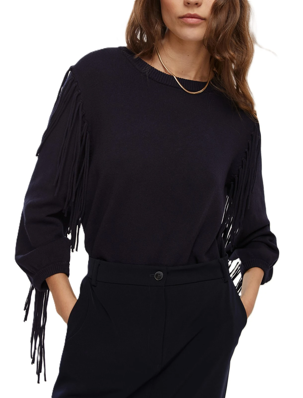 GIROCOLLO ECOVISCOSA FALCO DONNA BLU
