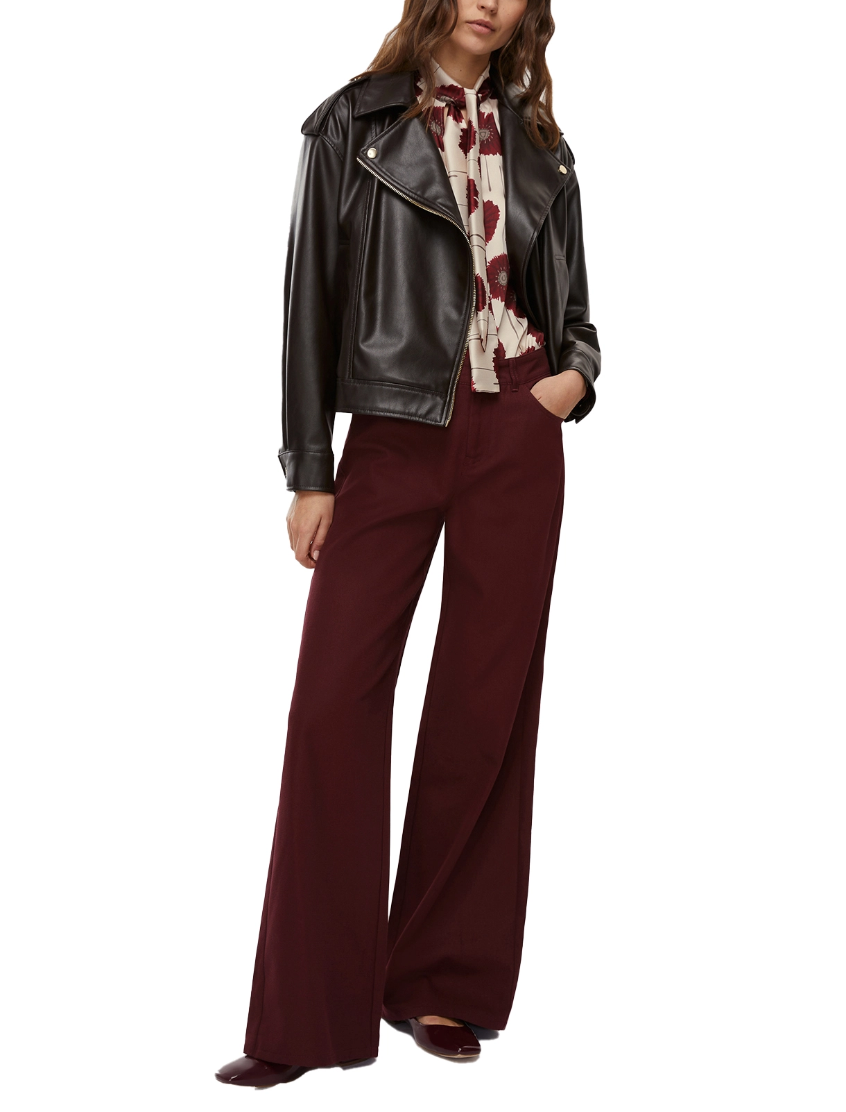 GIACCA IN ECO-PELLE NURSE DONNA MARRONE