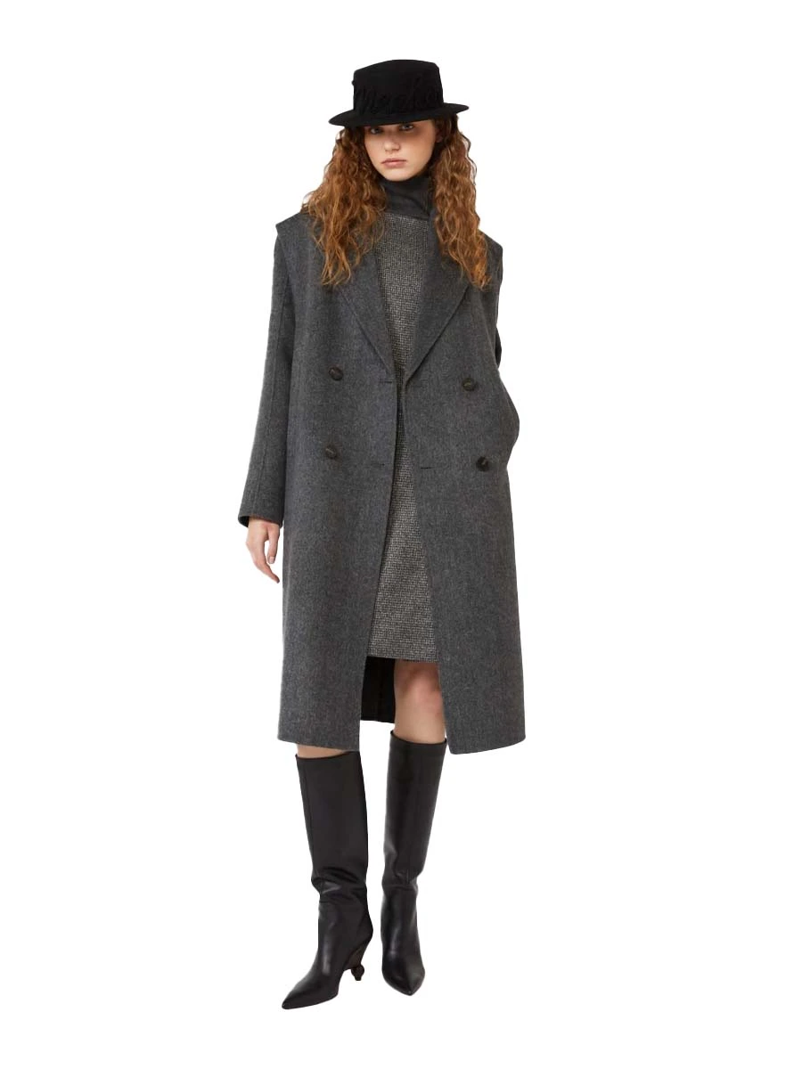 VESTITO CORTO IN JERSEY DONNA ANTRACITE