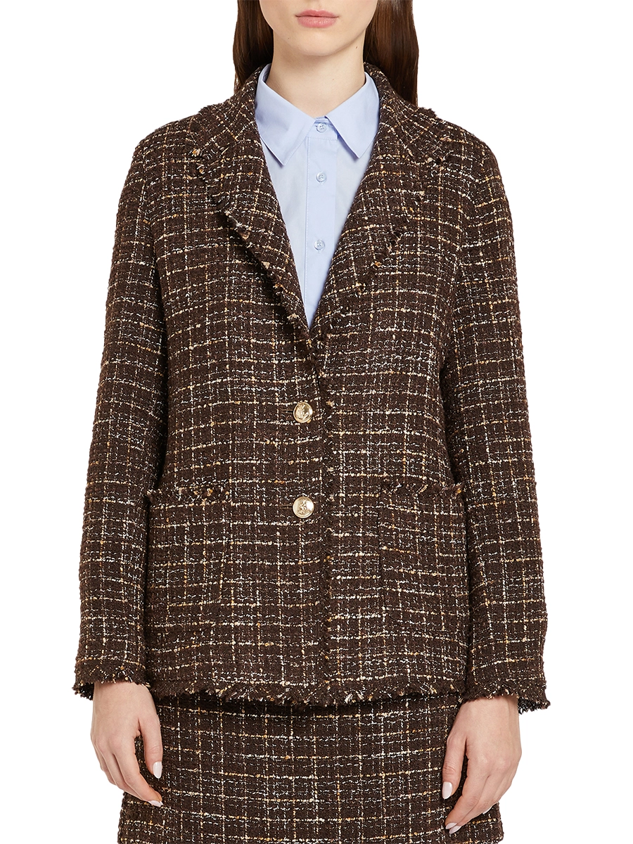 GIACCA BLAZER FANTASIA APOLLO DONNA MARRONE