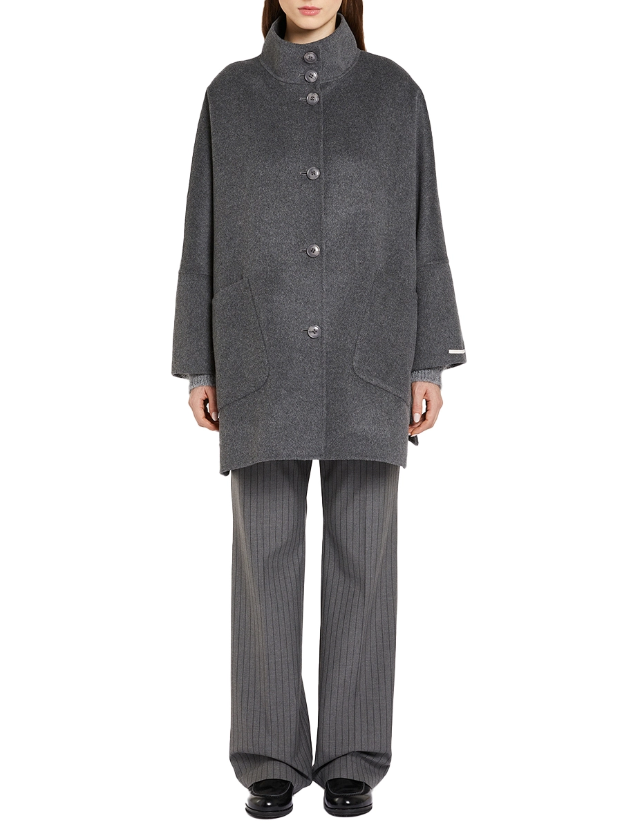 CAPPOTTO CORTO CON COLLO ALTO  BRUNNER GRIGIO DONNA
