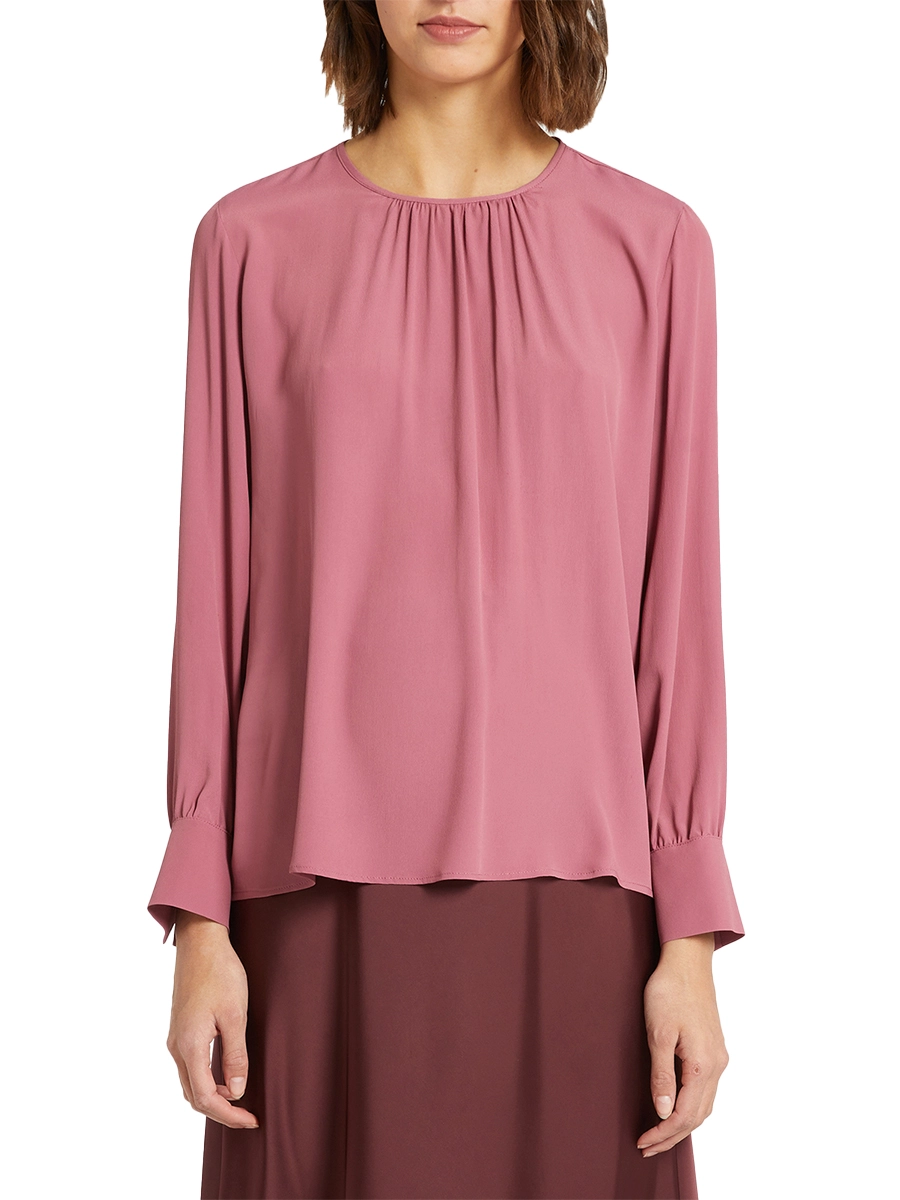 BLUSA IN MISTO SETA TULIPE DONNA MALVA