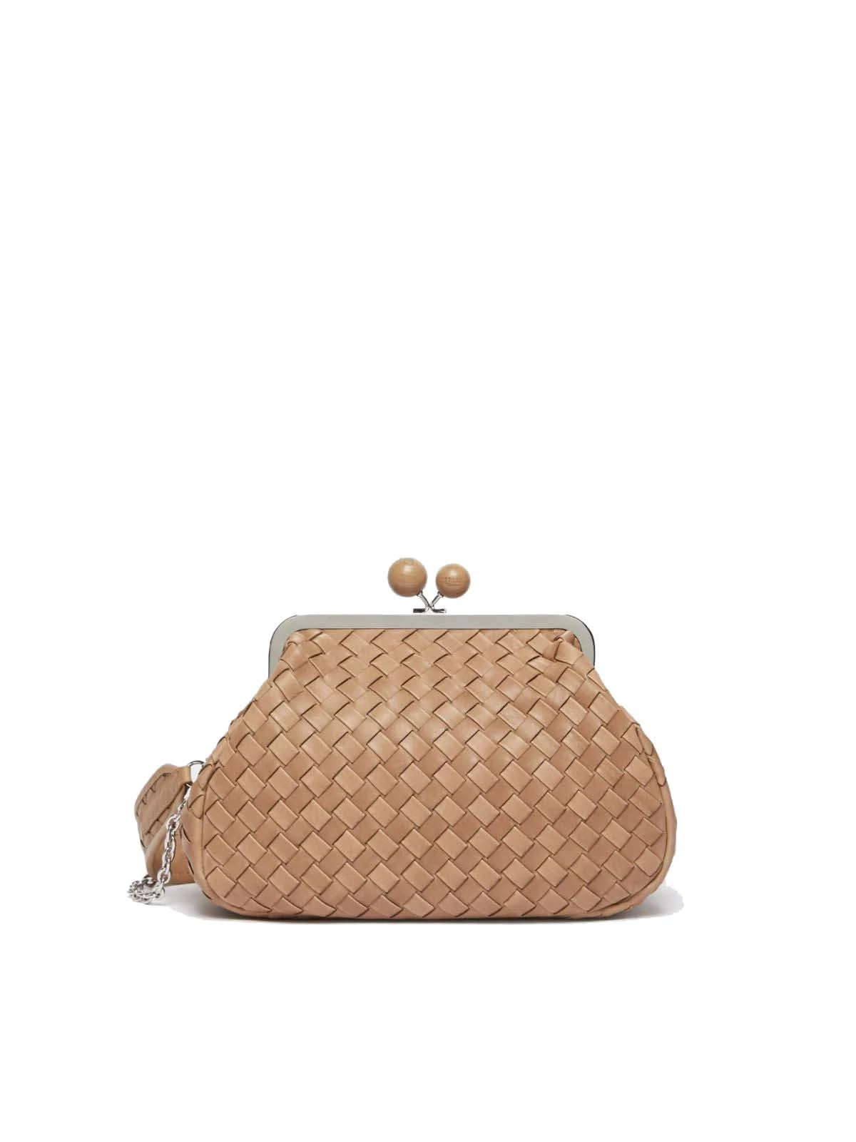 BORSA A MANO PANCIA PASTICCINO MEDIUM DONNA BEIGE
