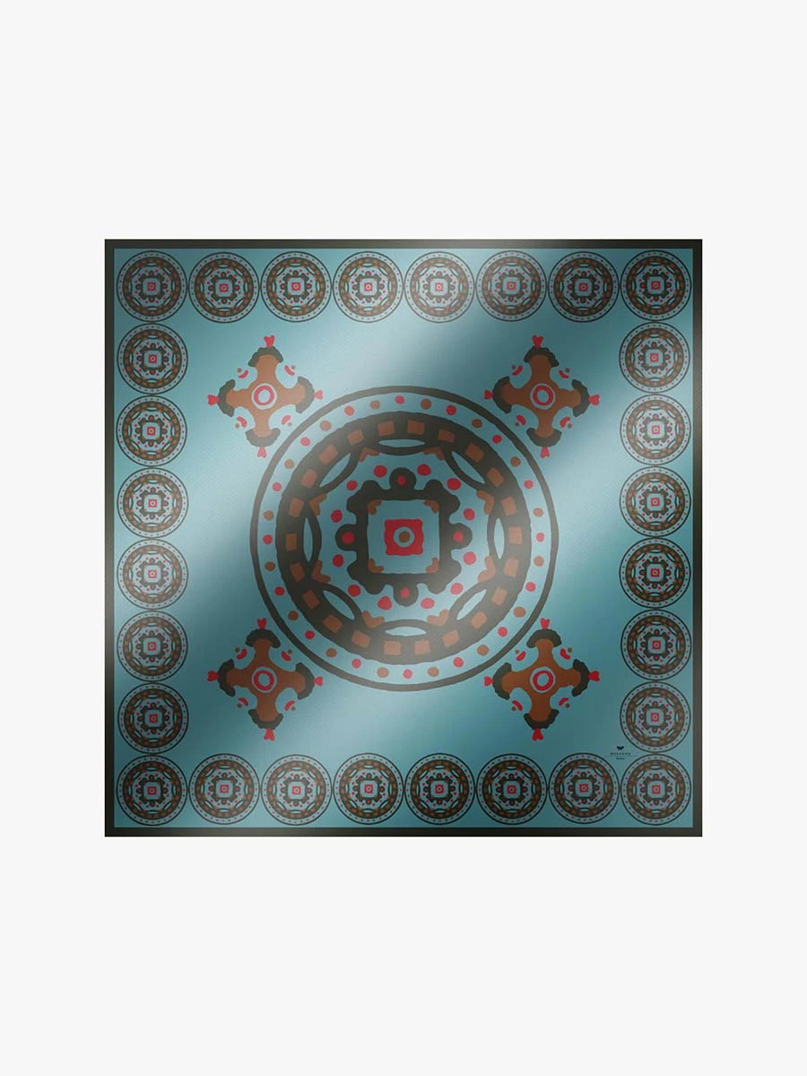 FOULARD CON FANTASIA STAMPATA DONNA VERDE