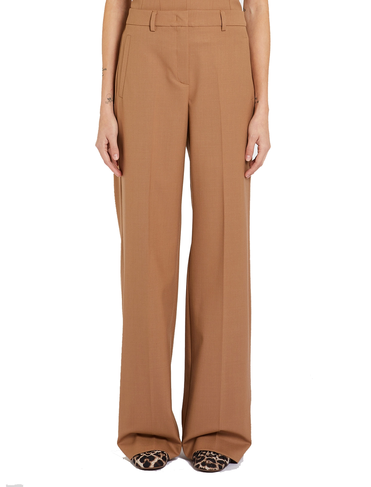 PANTALONE A PALAZZO TALES DONNA BEIGE