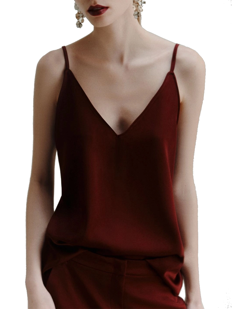 TOP CARSO DONNA BORDEAUX