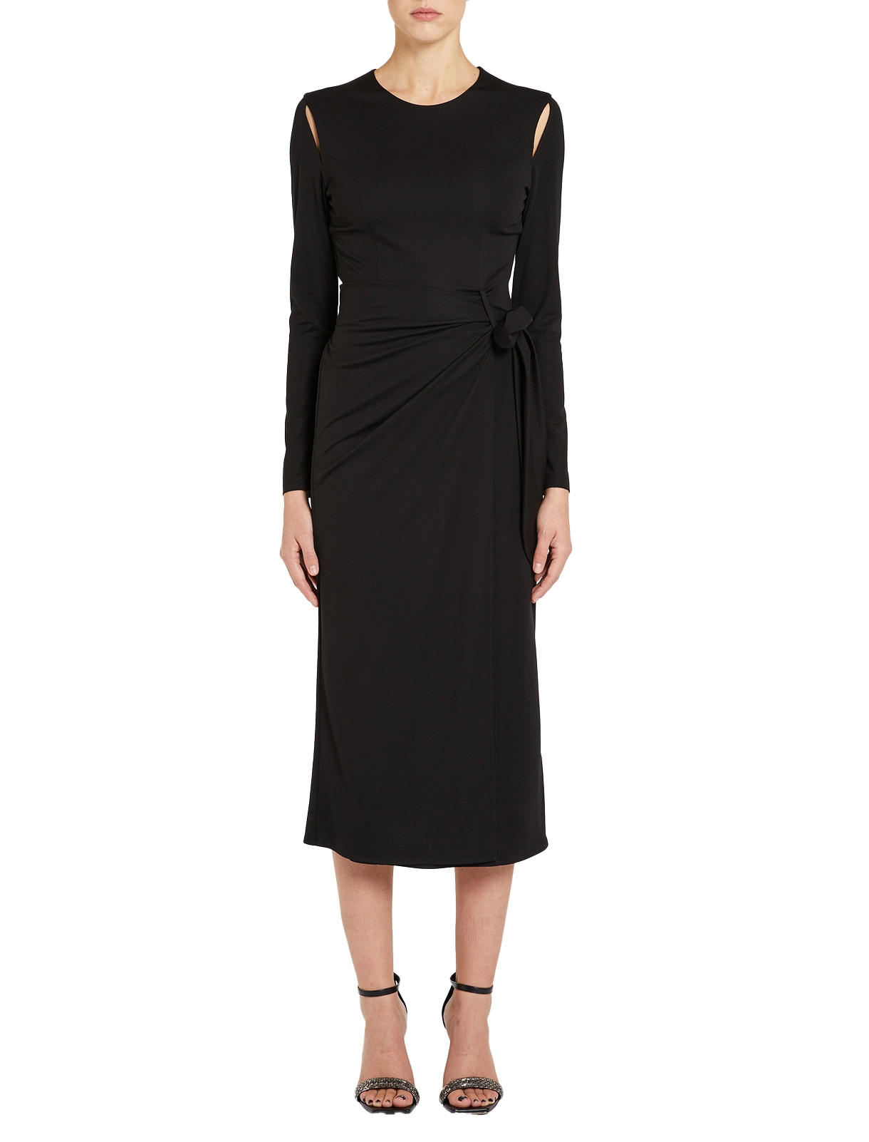 ABITO IN JERSEY LUNGO ARAGONA DONNA NERO