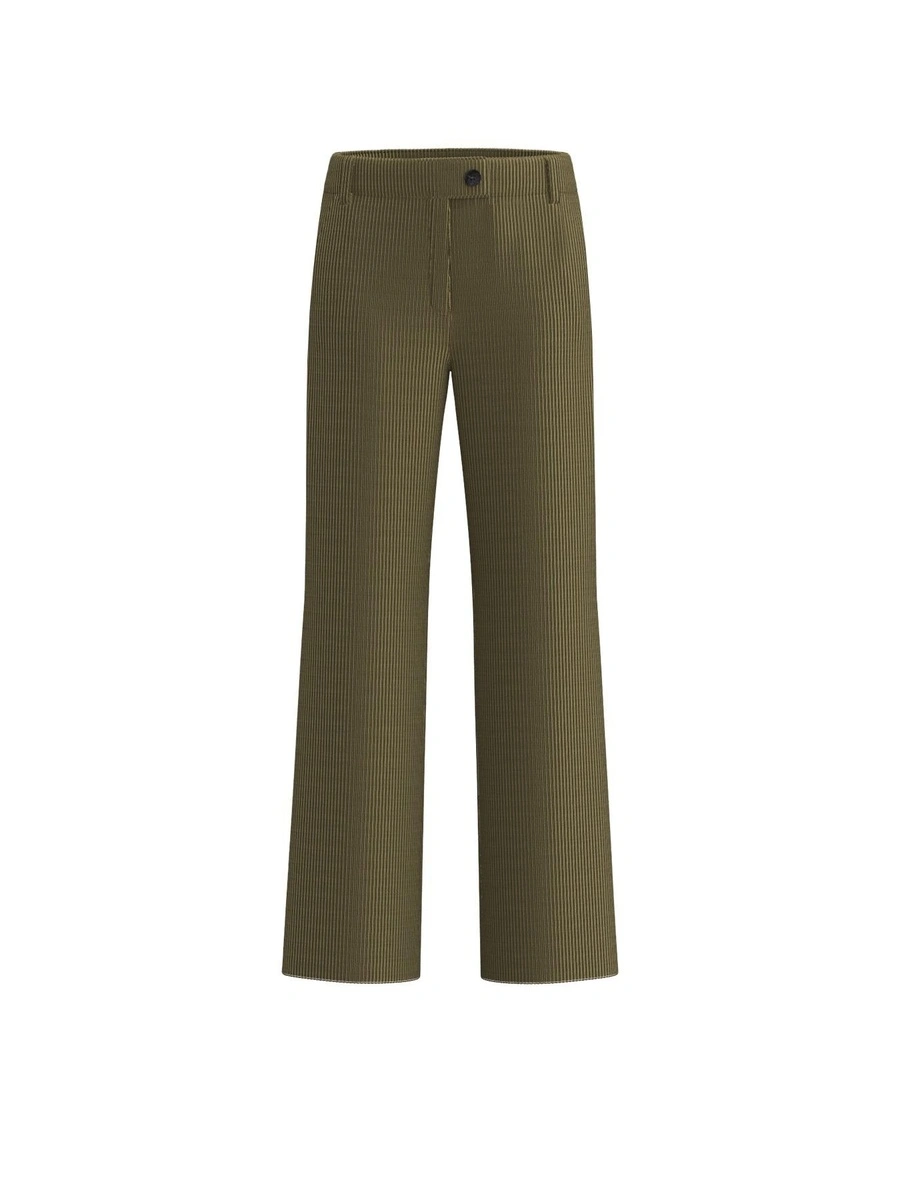 PANTALONI CHINO CON TASCHE ALLA FRANCESE DONNA VERDE
