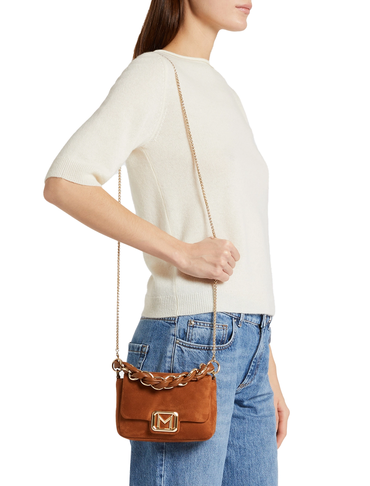 BORSA A SPALLA LONTRA3 DONNA CUOIO