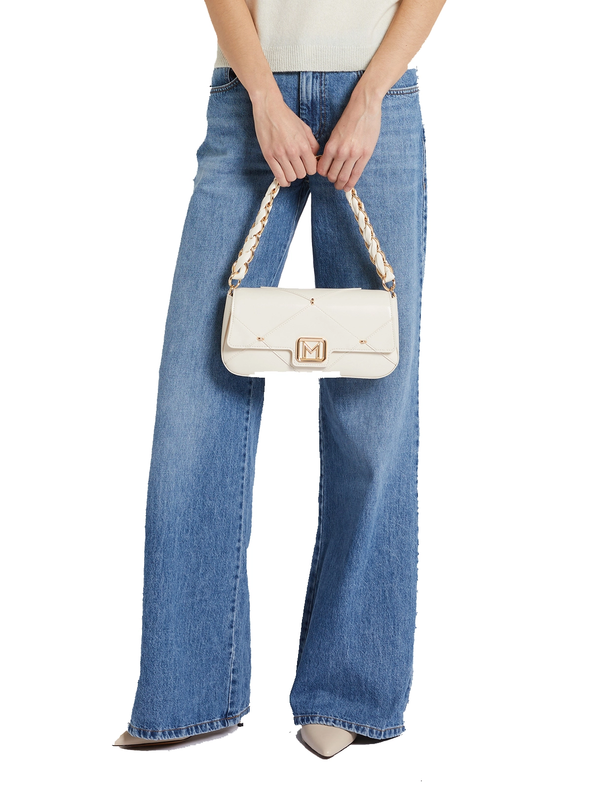 BORSA A SPALLA EMILY2 DONNA AVORIO