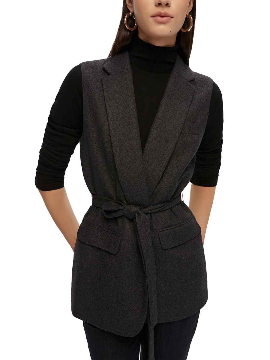 GIACCA IN FLANELLA URSULA DONNA ANTRACITE