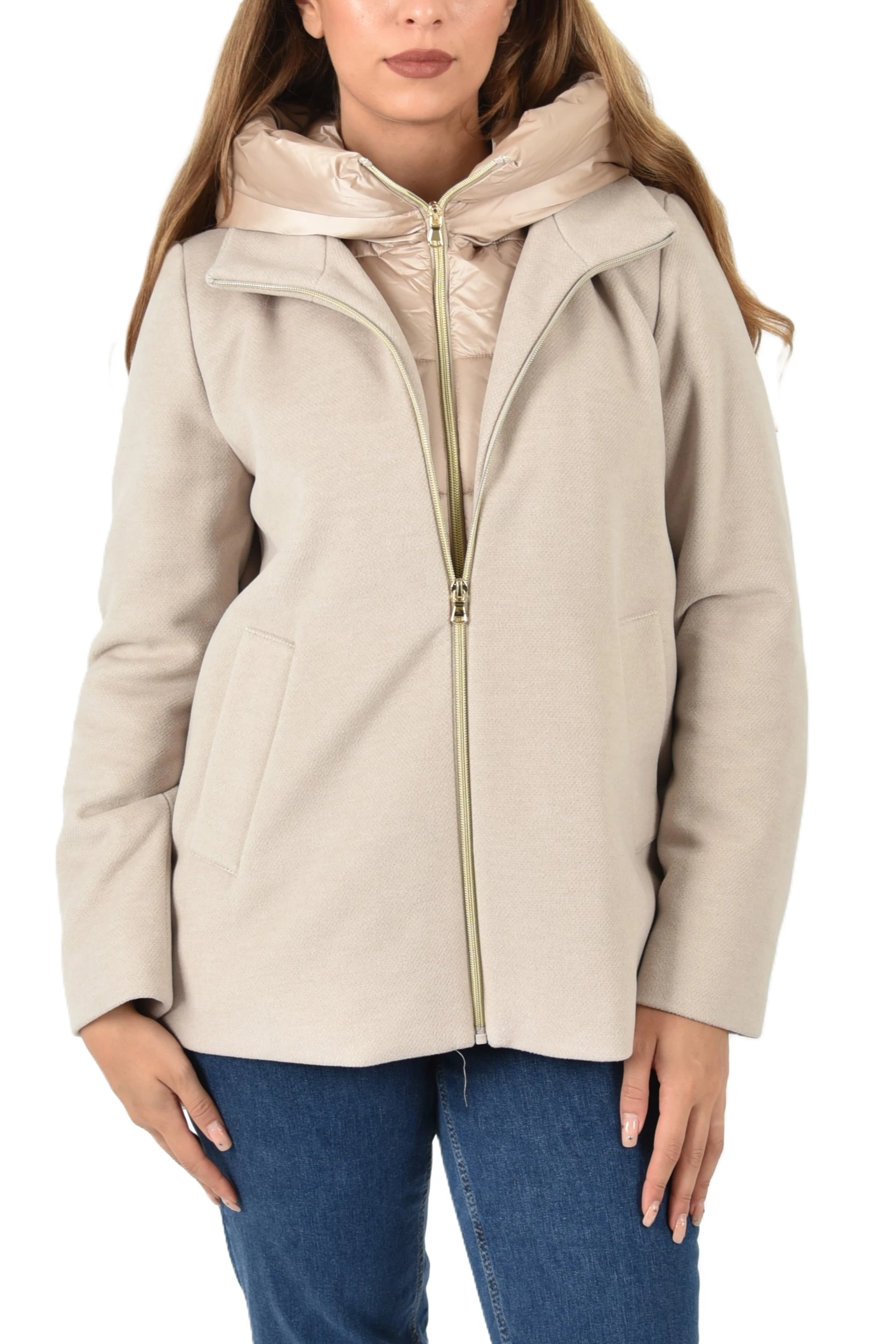 PIUMINO IN PANNO SOFT  DONNA BEIGE