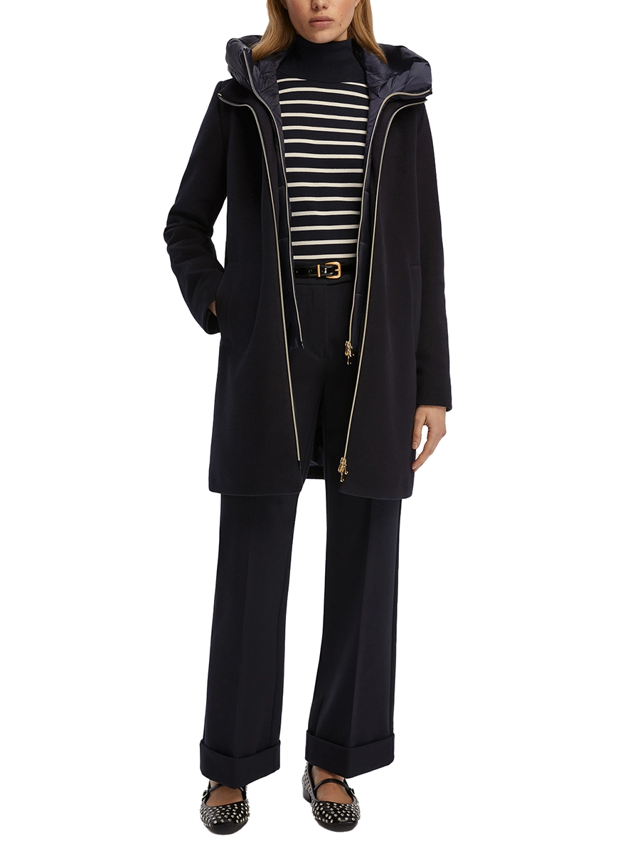 CAPPOTTO PANNO SOFT DONNA BLU NAVY