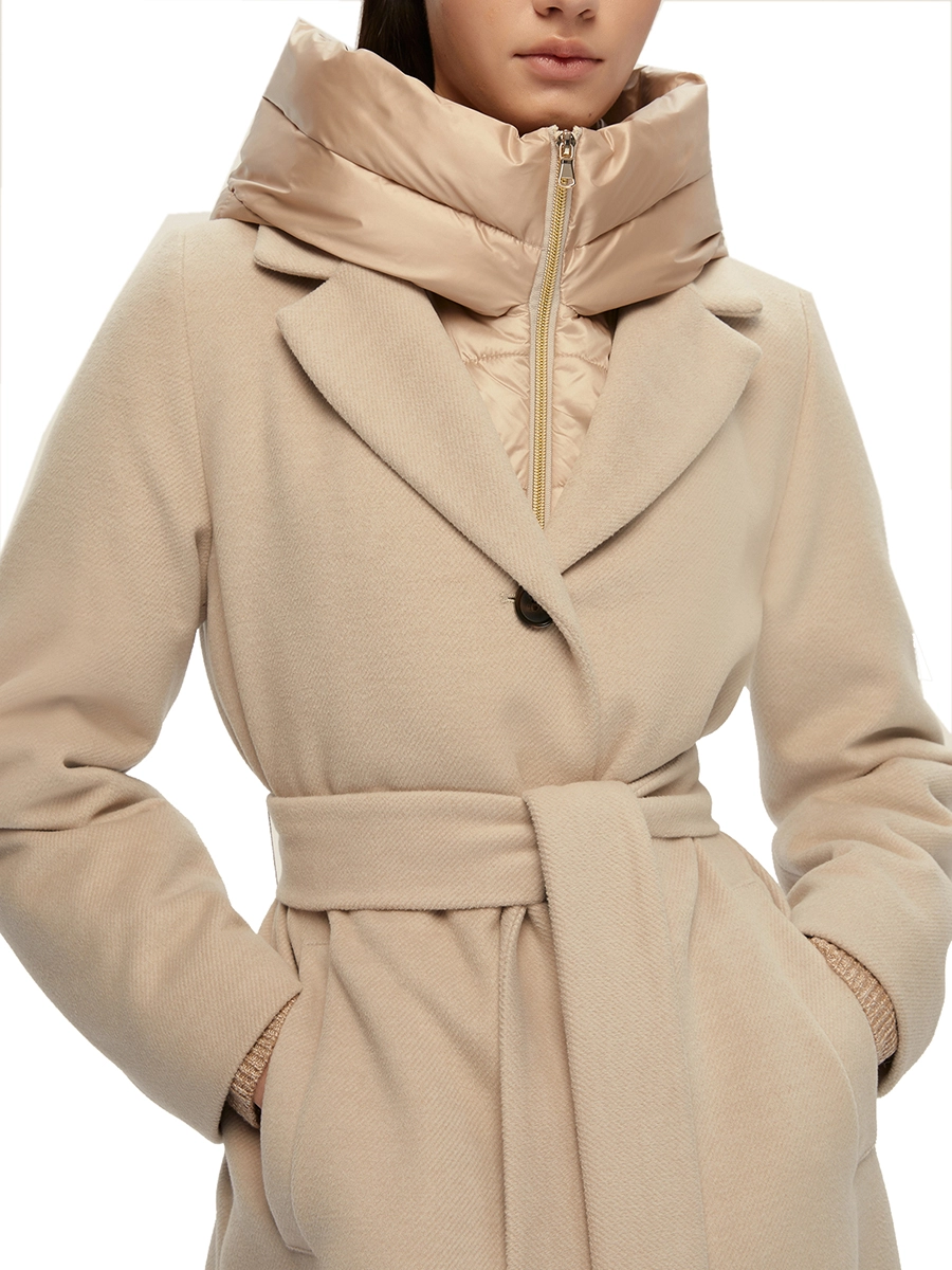 CAPPOTTO PANNO SOFT DONNA BEIGE