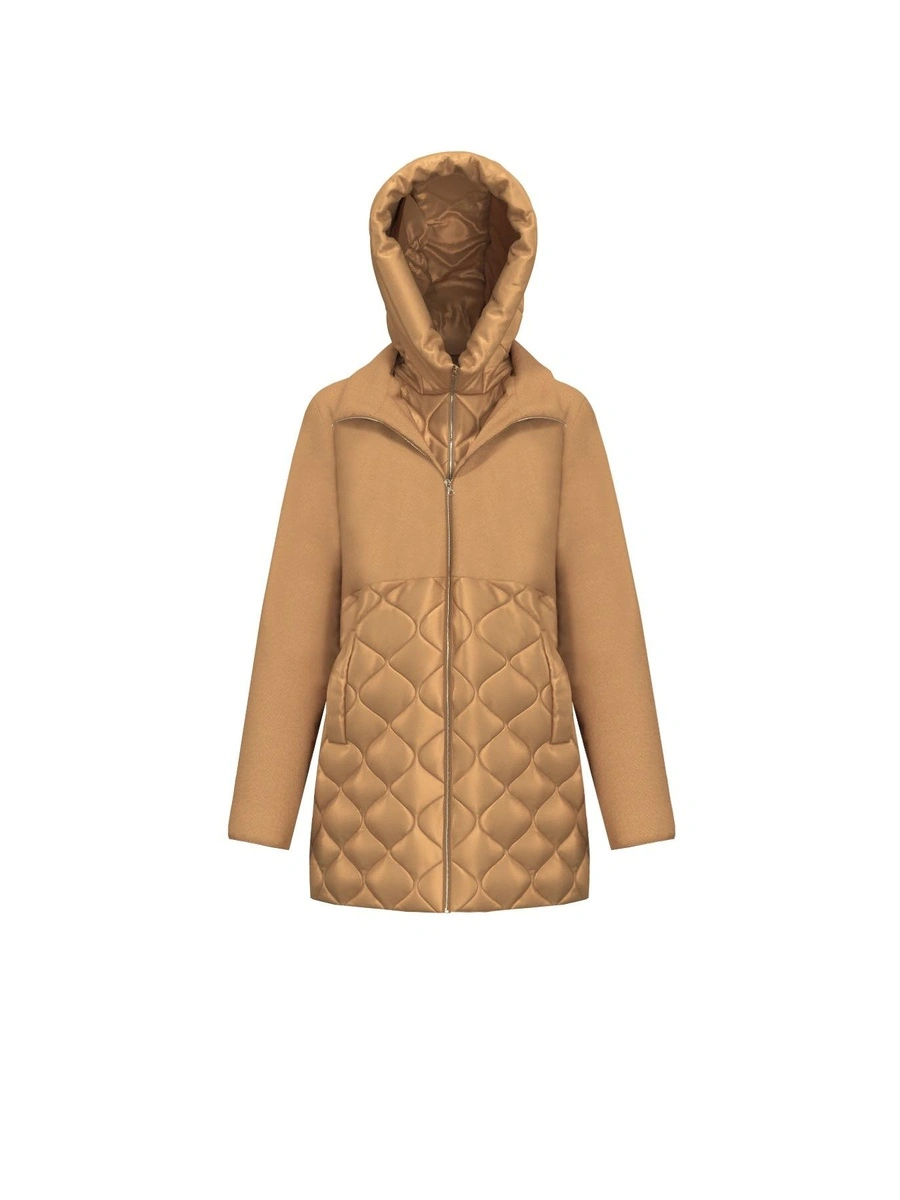 CAPPOTTO CORTO IN PANNO SOFT DONNA MARRONE