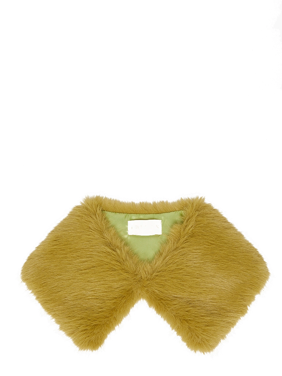 COLLO EFFETTO PELLICCIA CATANIA DONNA VERDE