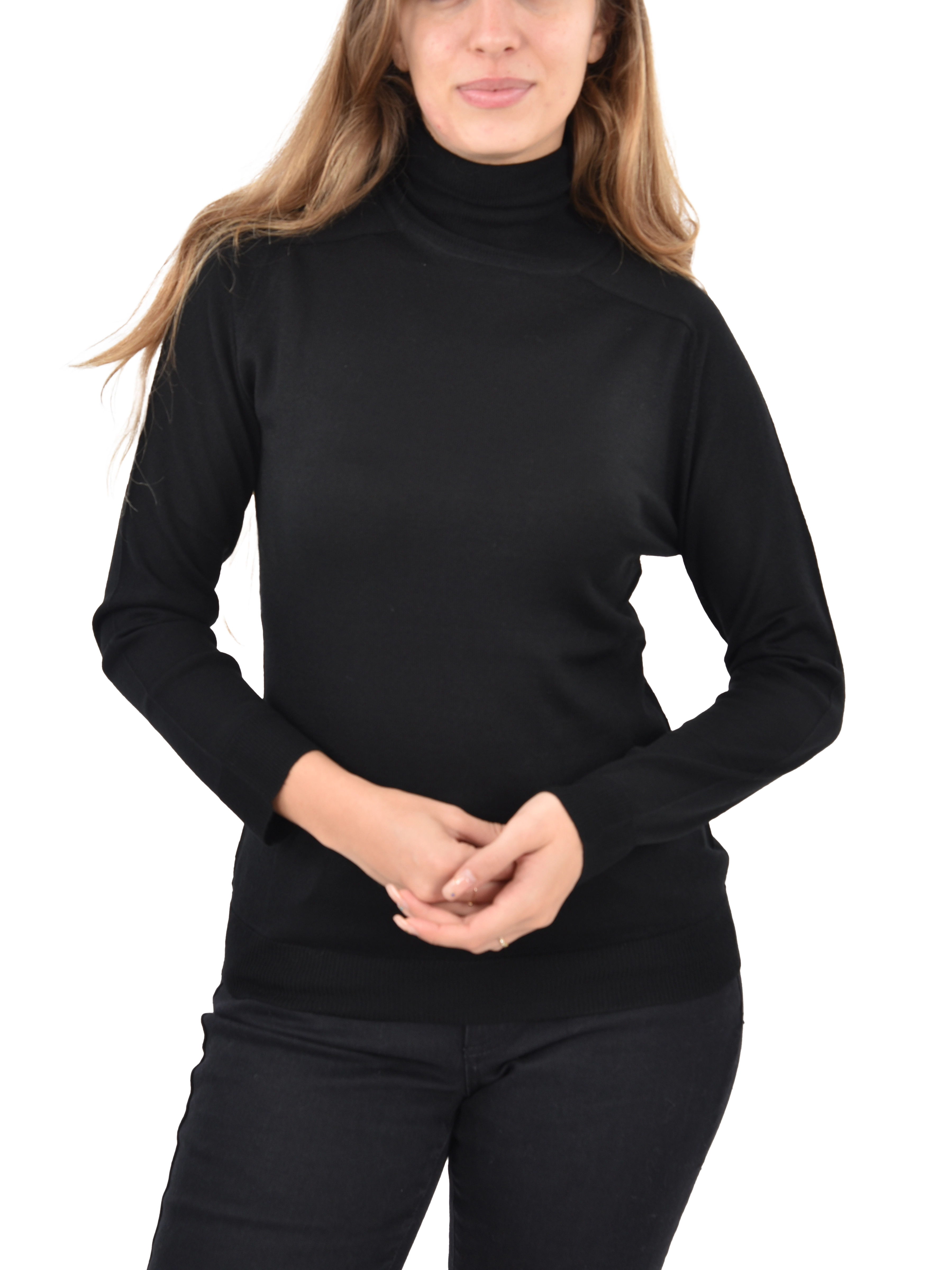 MAGLIA DOLCEVITA FIT ADERENTE DONNA NERO