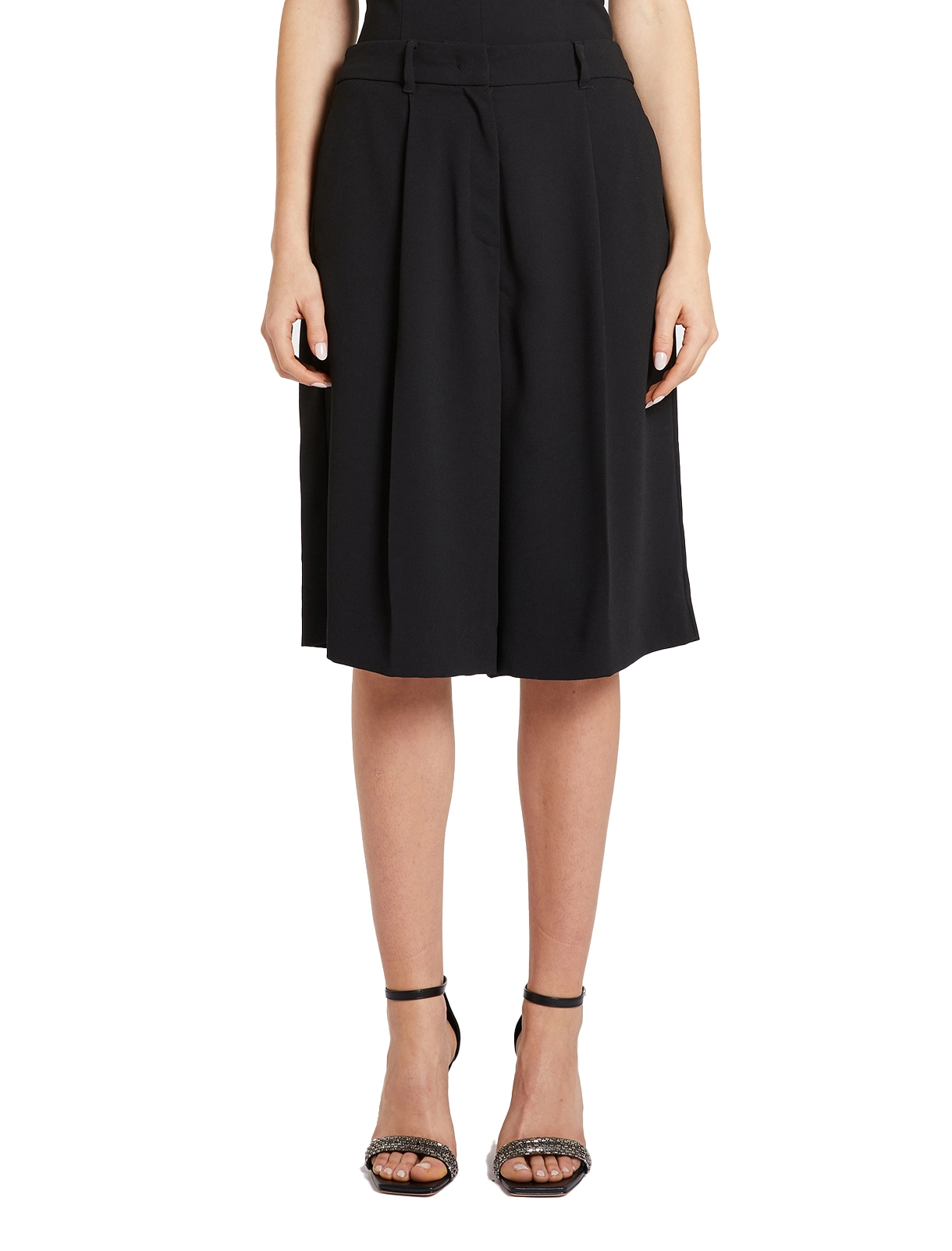PANTALONI  CROPPED BREDA DONNA NERO