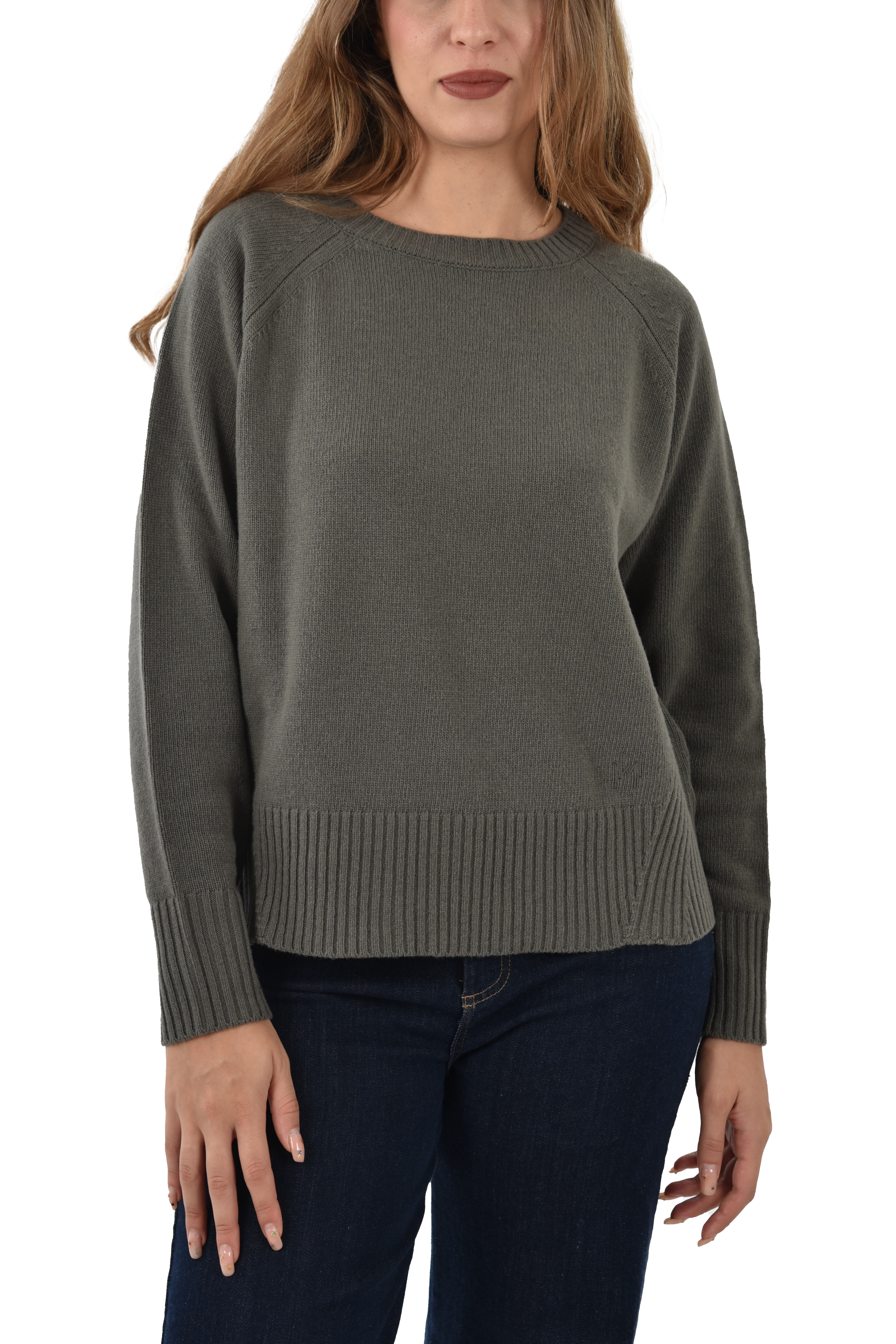 MAGLIA IN LANA CELIA DONNA VERDE