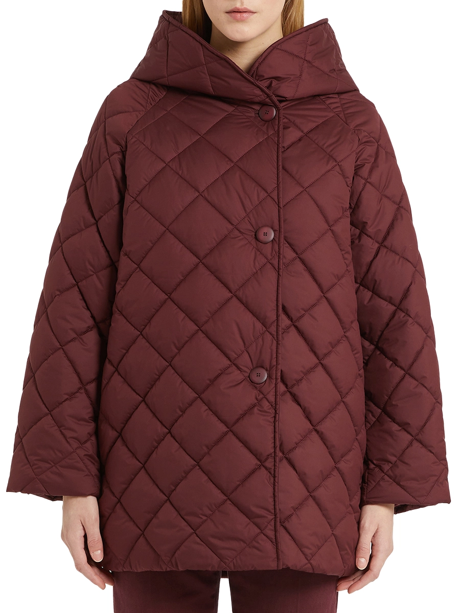 PIUMINO LUNGO TRAPUNTATO GHIA DONNA BORDEAUX