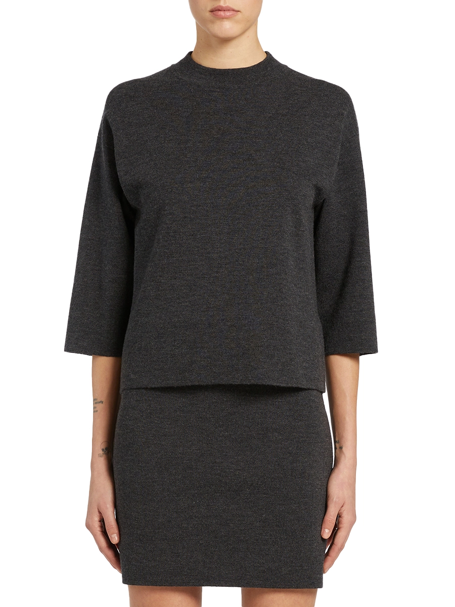 MAGLIA IN LANA CAMERA1 DONNA ANTRACITE