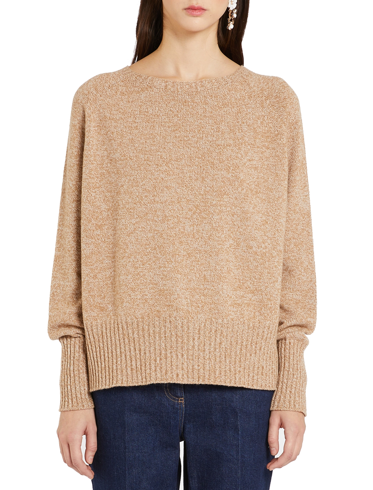 MAGLIA GIROCOLLO SPIDER DONNA BEIGE