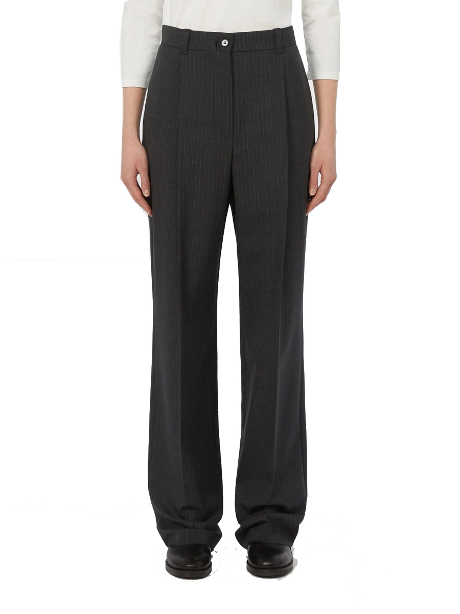 PANTALONE PALAZZO CON TASCHE ALLA FRANCESE DONNA GRIGIO