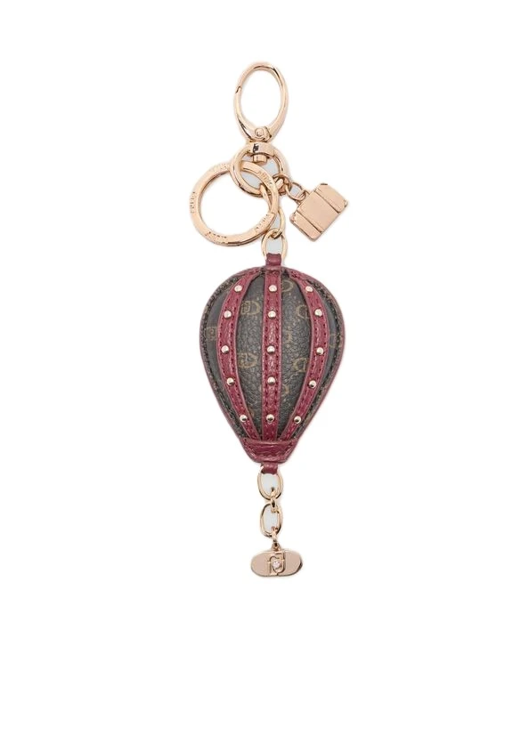 PORTACHIAVI CON PENDENTE MONGOLFIERA DONNA BORDEAUX