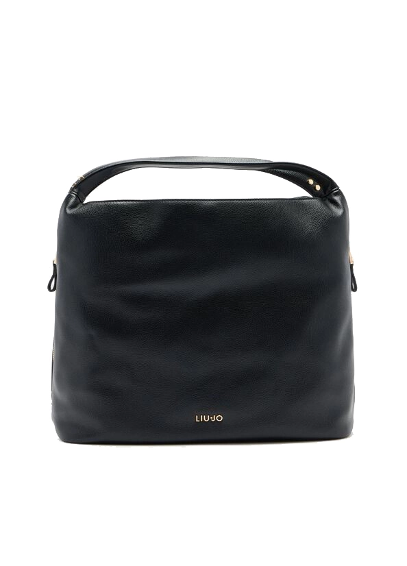 BORSA A MANO GRANDE CON MANICI E TRACOLLA DONNA NERO