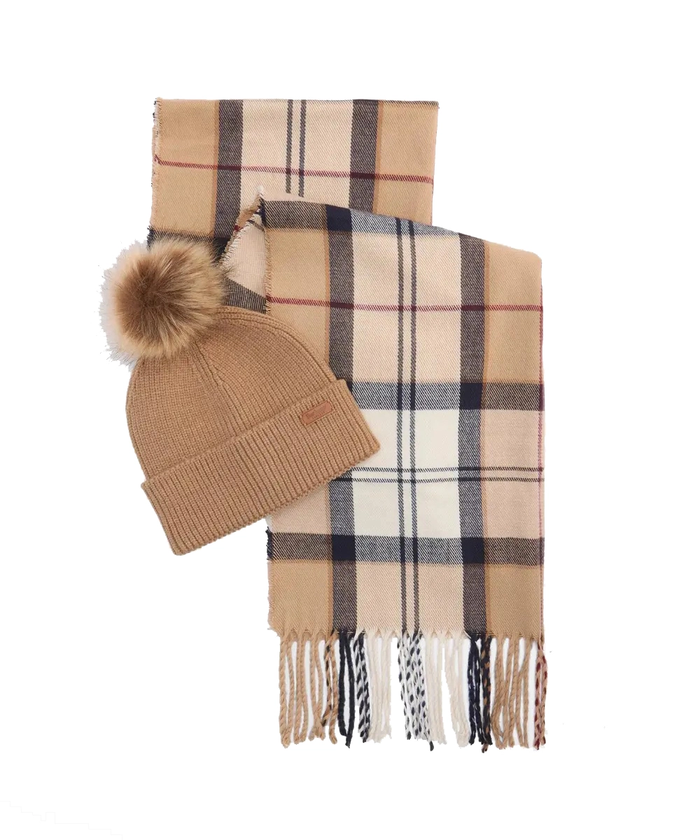 SET REGALO BERRETTO DOVER & SCIARPA HAILES DONNA TORTORA