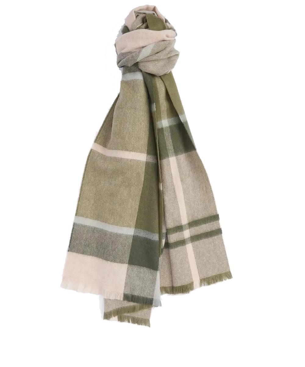 SCIARPA IN TARTAN ROSEFIELD DONNA VERDE