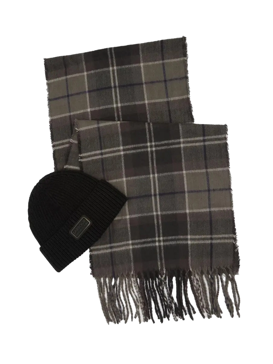 SET SCIARPA E BERRETTO SWEEPER BEANIE UOMO NERO