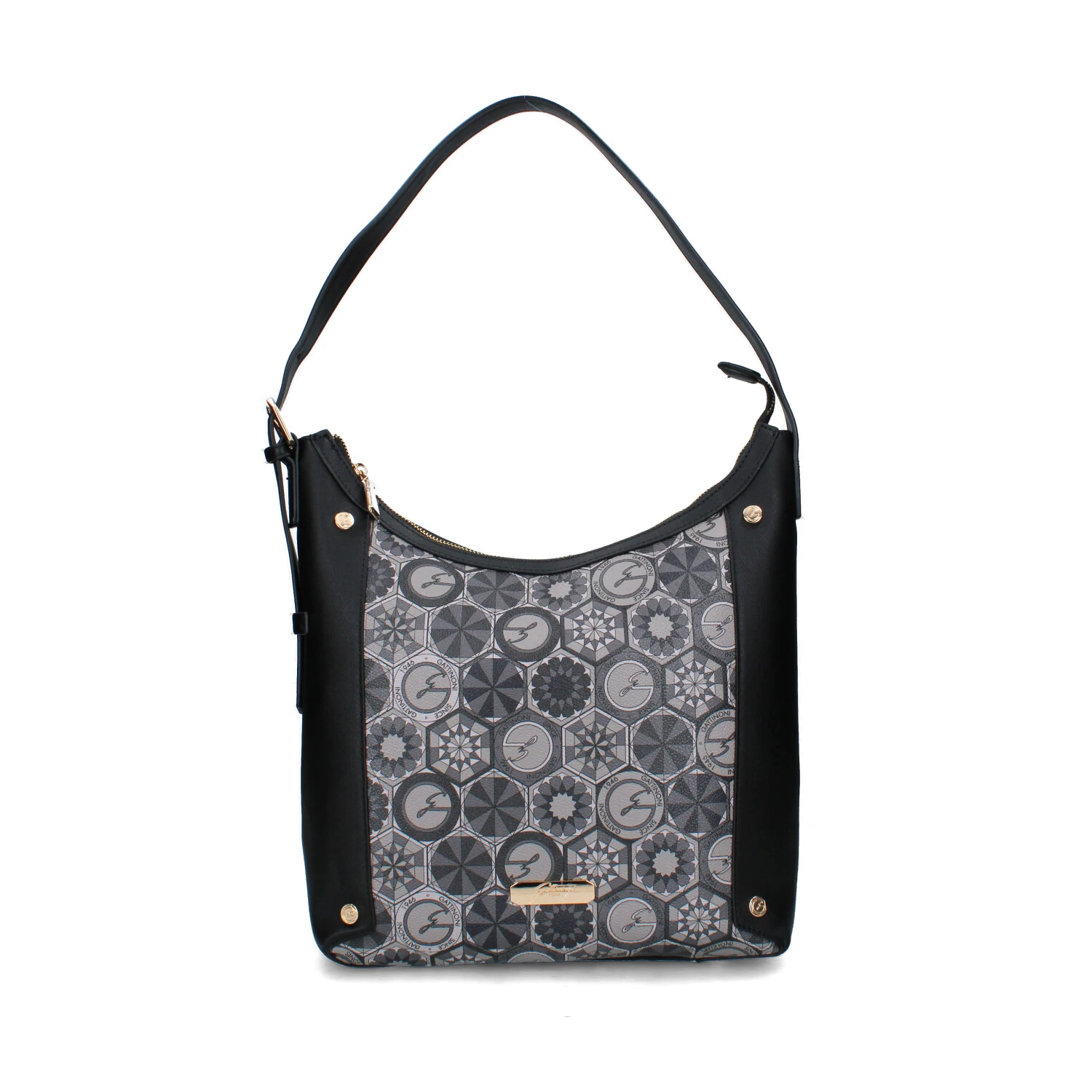 BORSA A SPALLA BENTD8667WZ DONNA GRIGIO