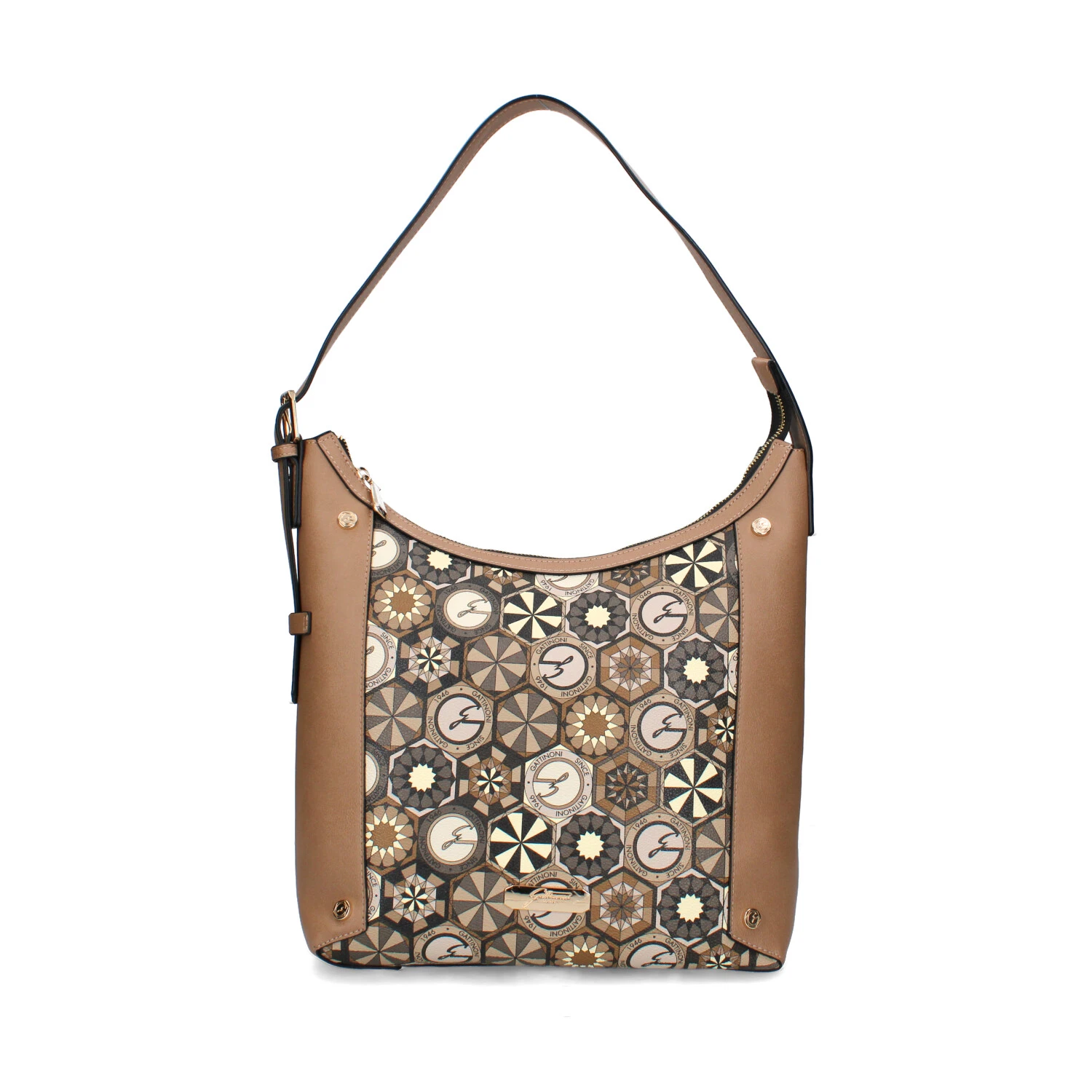 BORSA A SPALLA BENTD8667WZ DONNA BEIGE