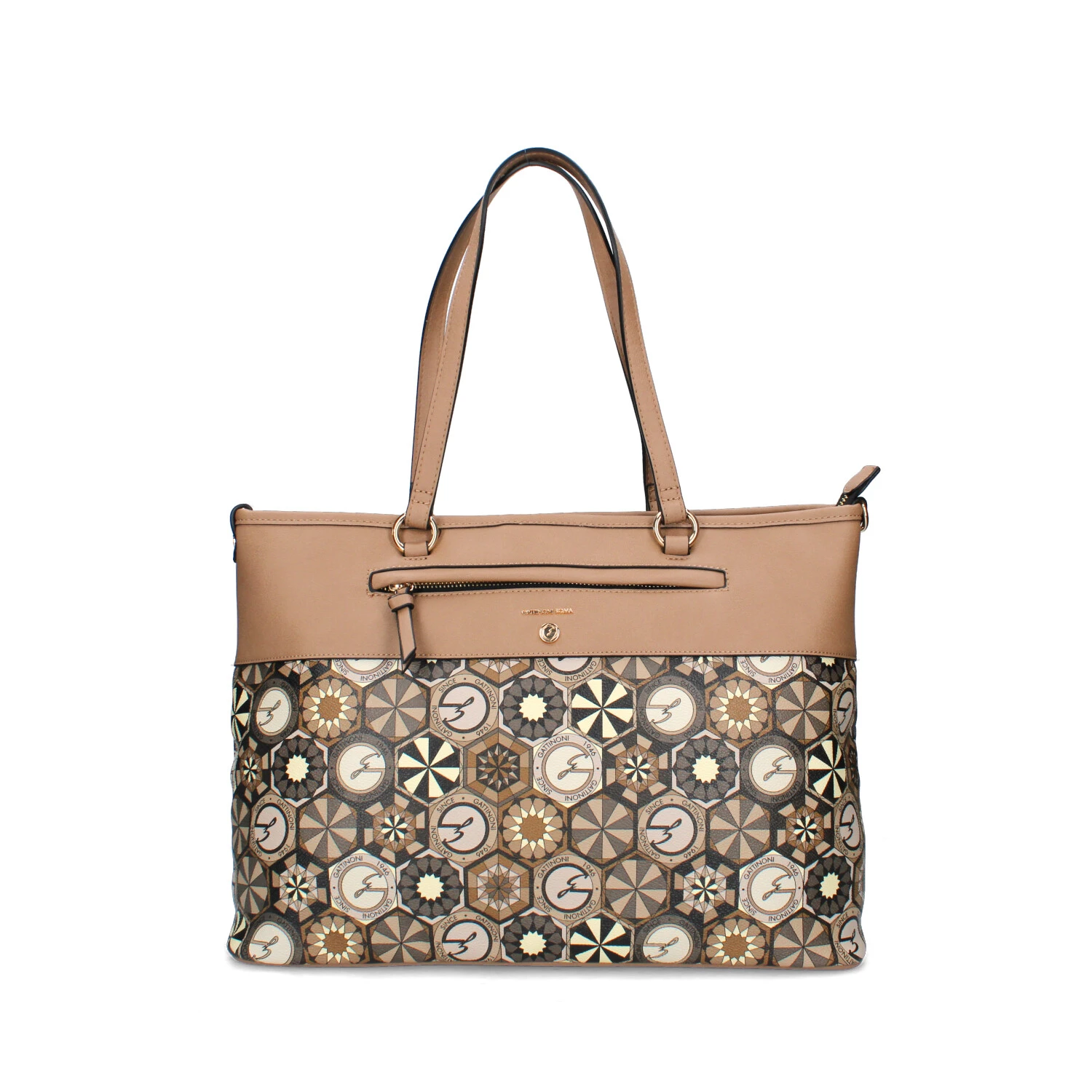 BORSA A SPALLA BINTD8708WZ DONNA BEIGE