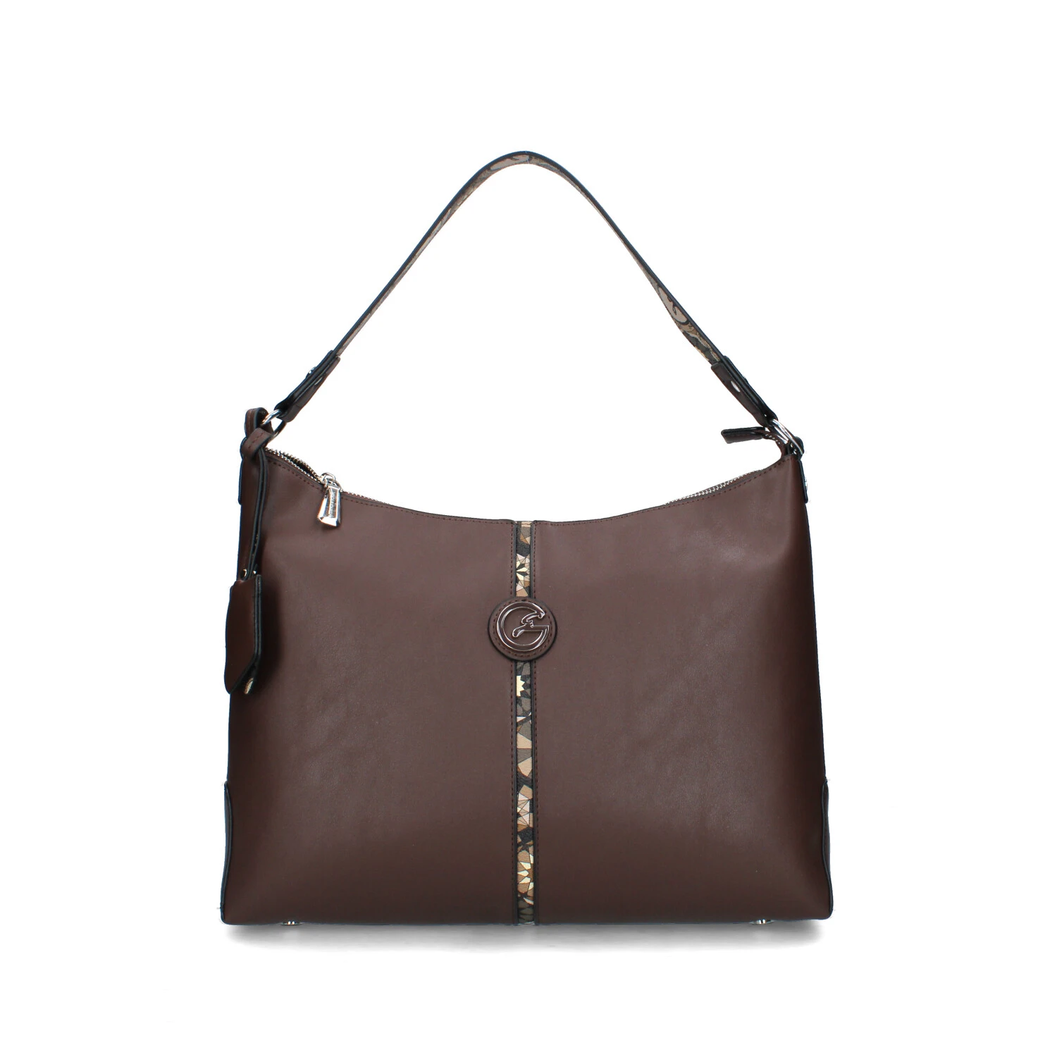 BORSA A SPALLA BEN2E8583WV DONNA MARRONE