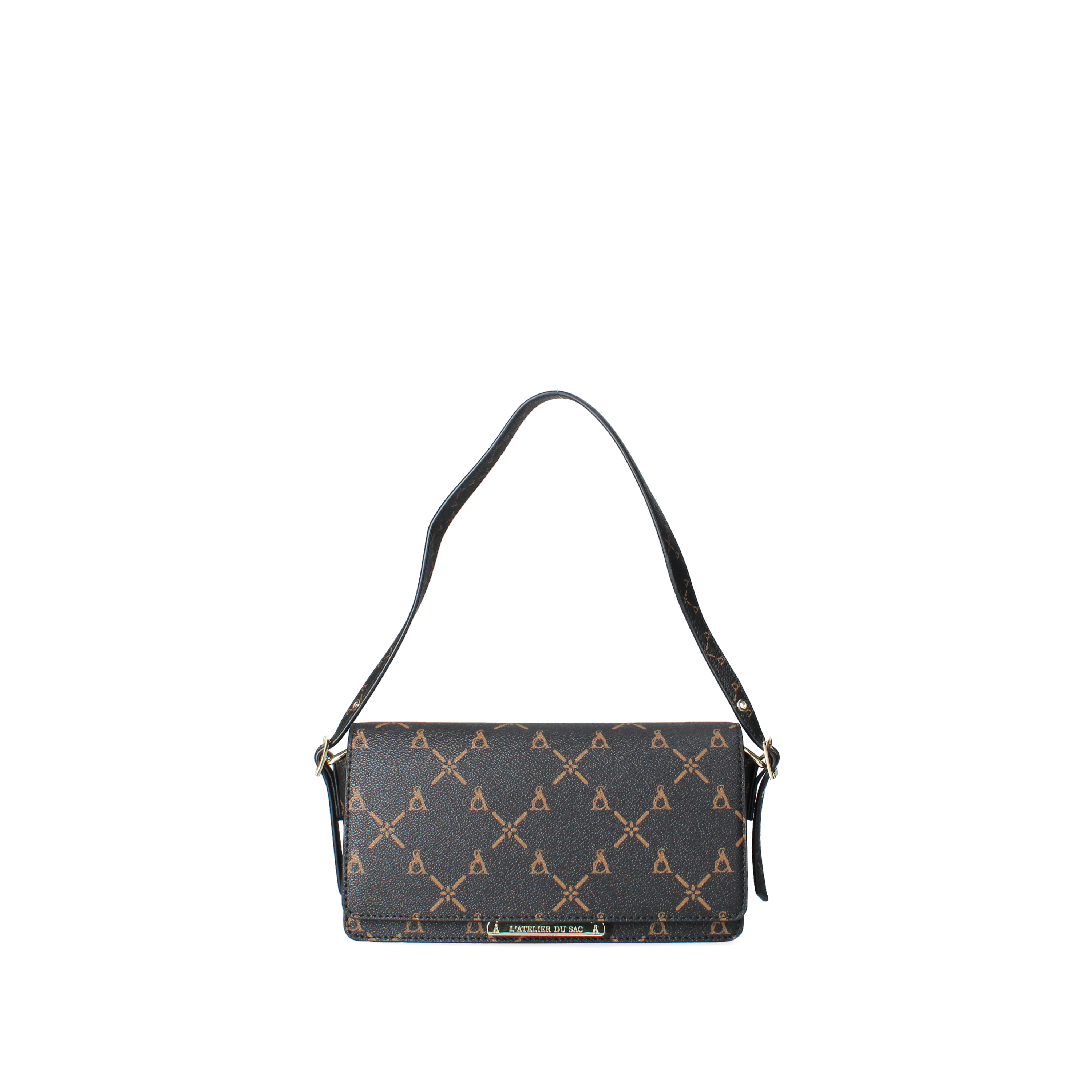 BORSA A SPALLA 17717-MIL-W5B-A DONNA NERO