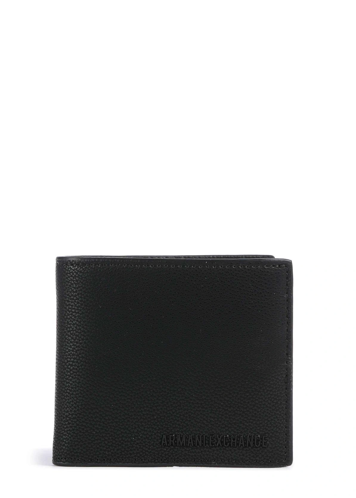 PORTAFOGLIO COMPATTO IN SIMILPELLE UOMO NERO