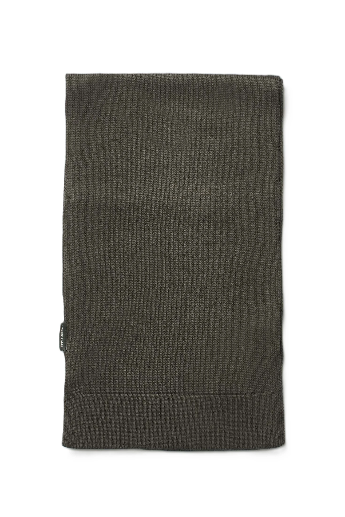 SCIARPA IN MISTO LANA CON LAVORAZIONE A COSTINE UOMO VERDE