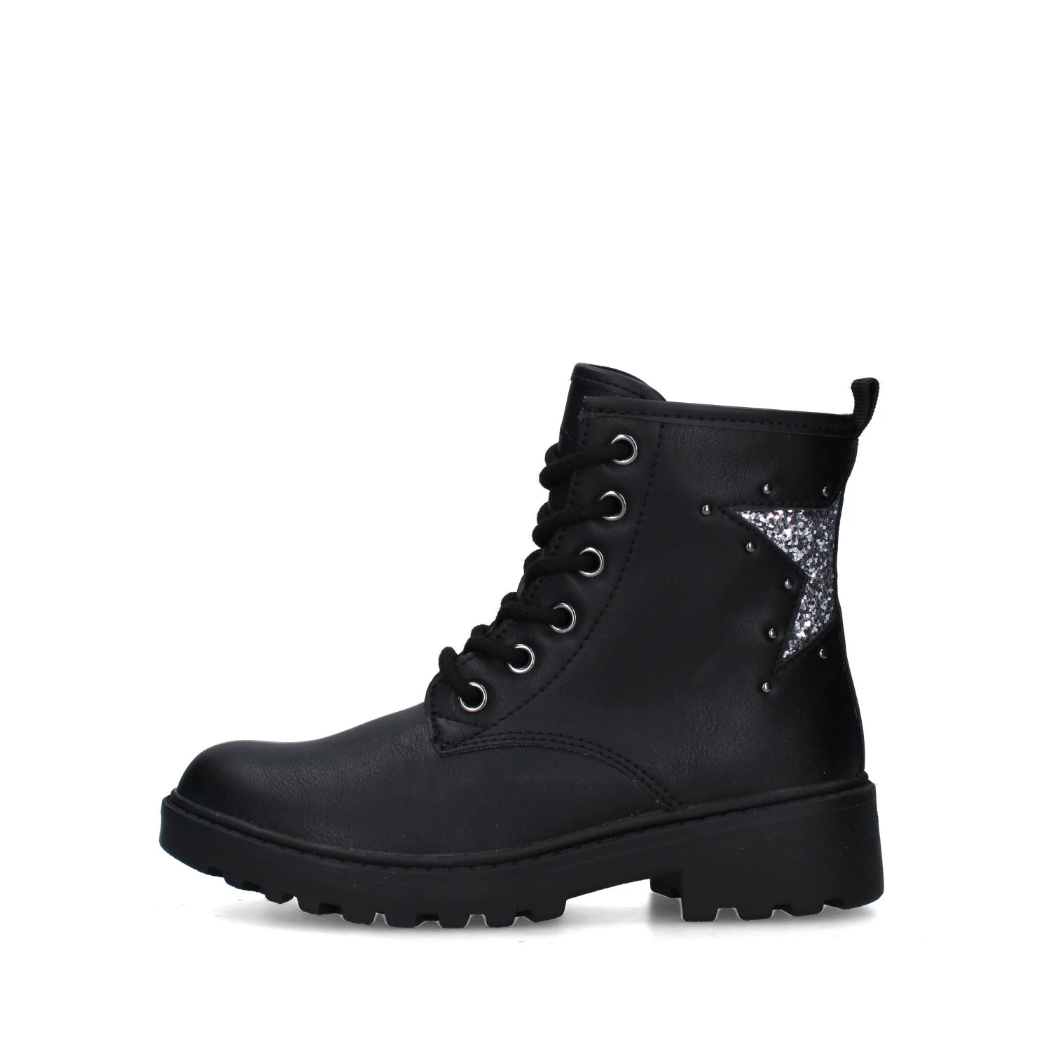 STIVALETTI TACCO BASSO CASEY J9420G03WEW BAMBINA NERO