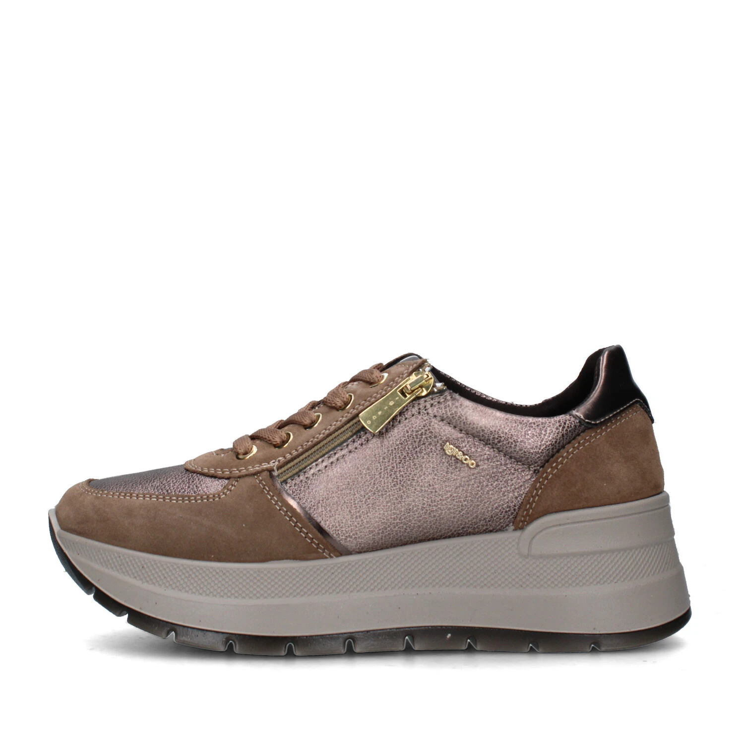 SNEAKERS PLATFORM 8677522 DONNA BEIGE