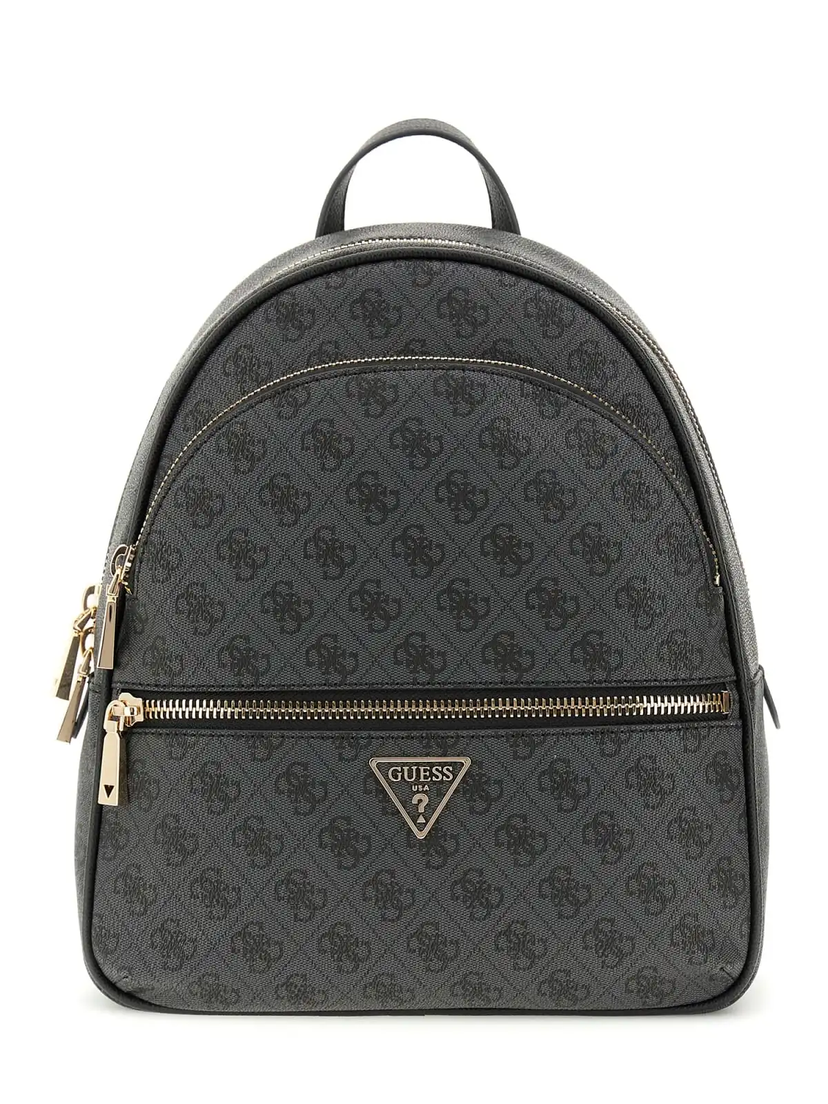 ZAINO MANHATTAN CON LOGO ALL OVER DONNA NERO