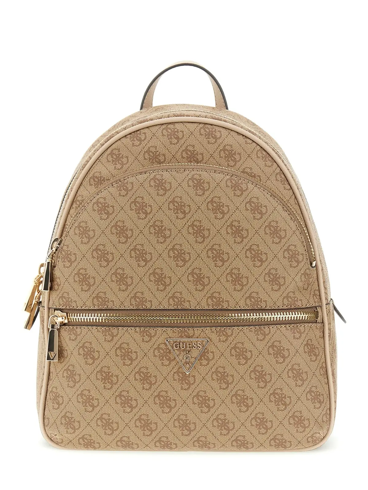 ZAINO MANHATTAN CON LOGO ALL OVER BEIGE
