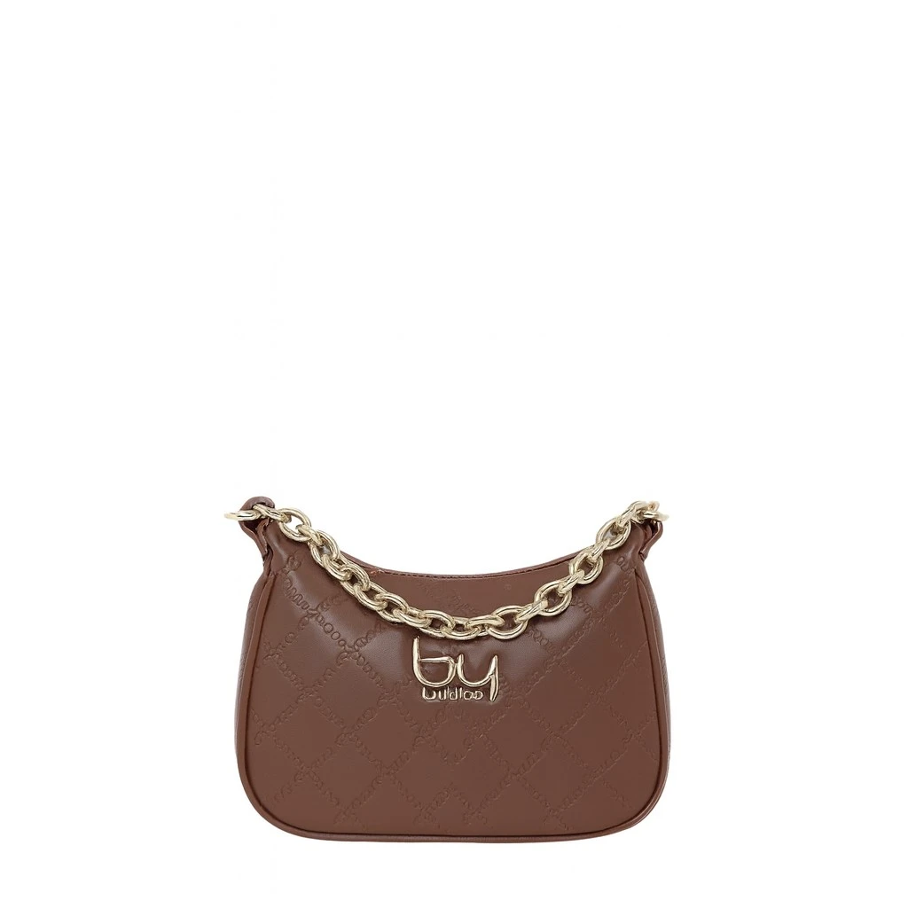 BORSA A SPALLA BYBS68B04 DONNA MARRONE