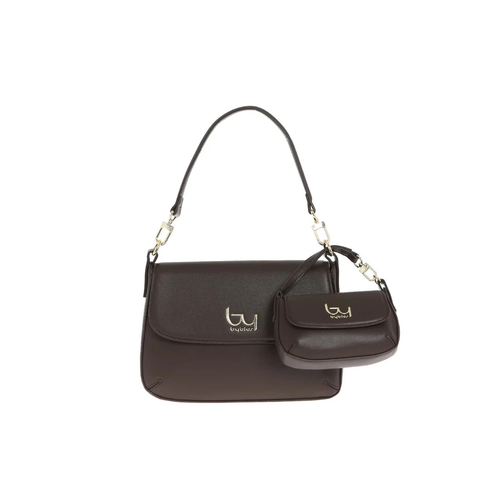 BORSA A SPALLA BYBS46B01 DONNA MARRONE
