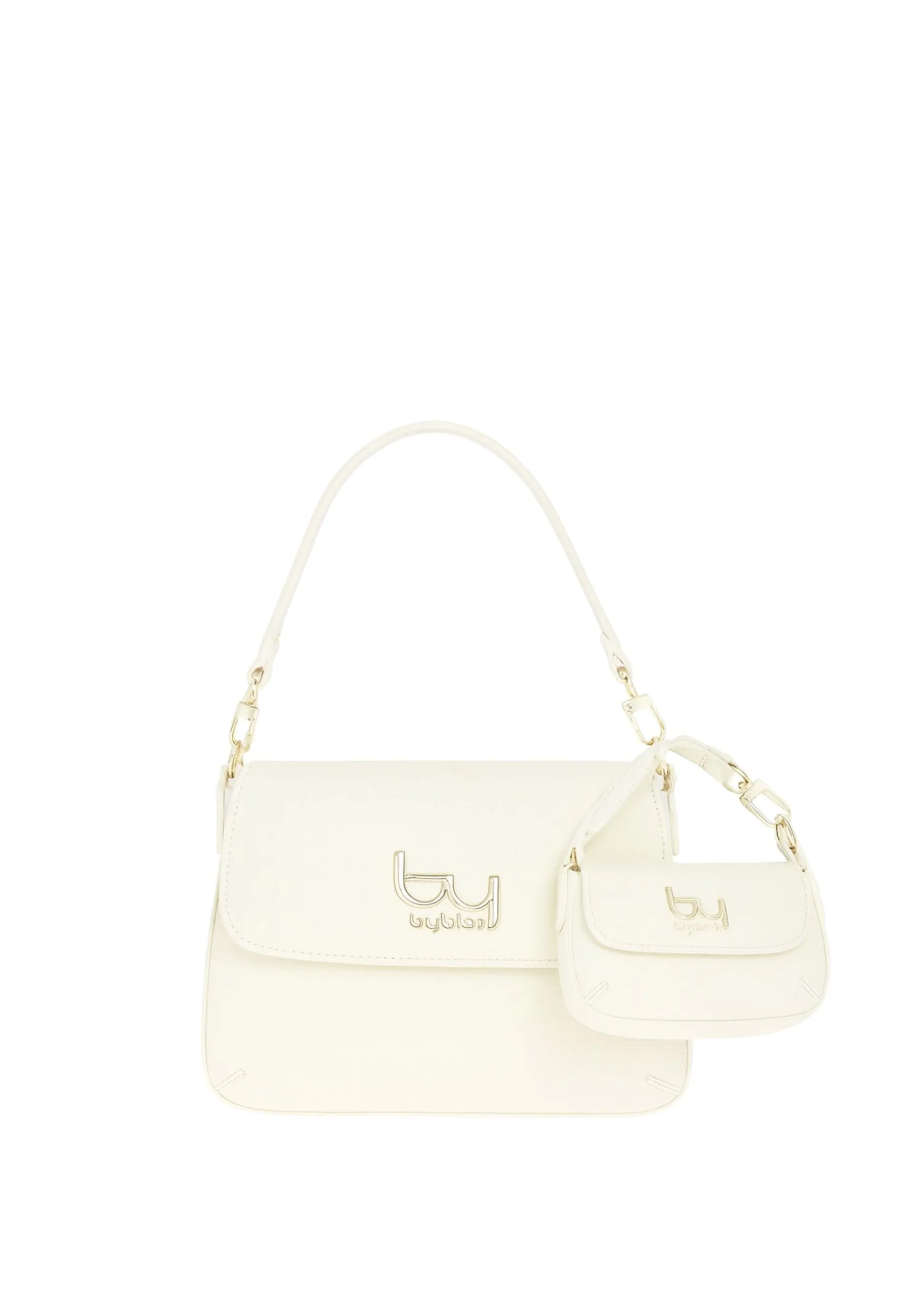 BORSA A SPALLA BYBS46B01 DONNA AVORIO
