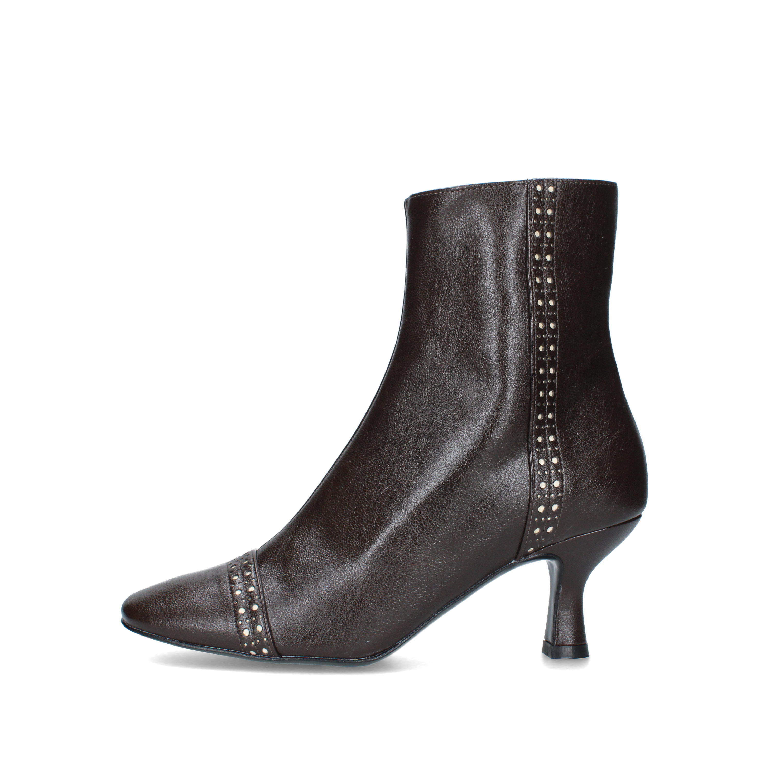 ENVAL SOFT D.Dahlia Stivaletti Con Tacco In Pelle, Colore Fango, Donna, Eleganti E Comodi - 2
