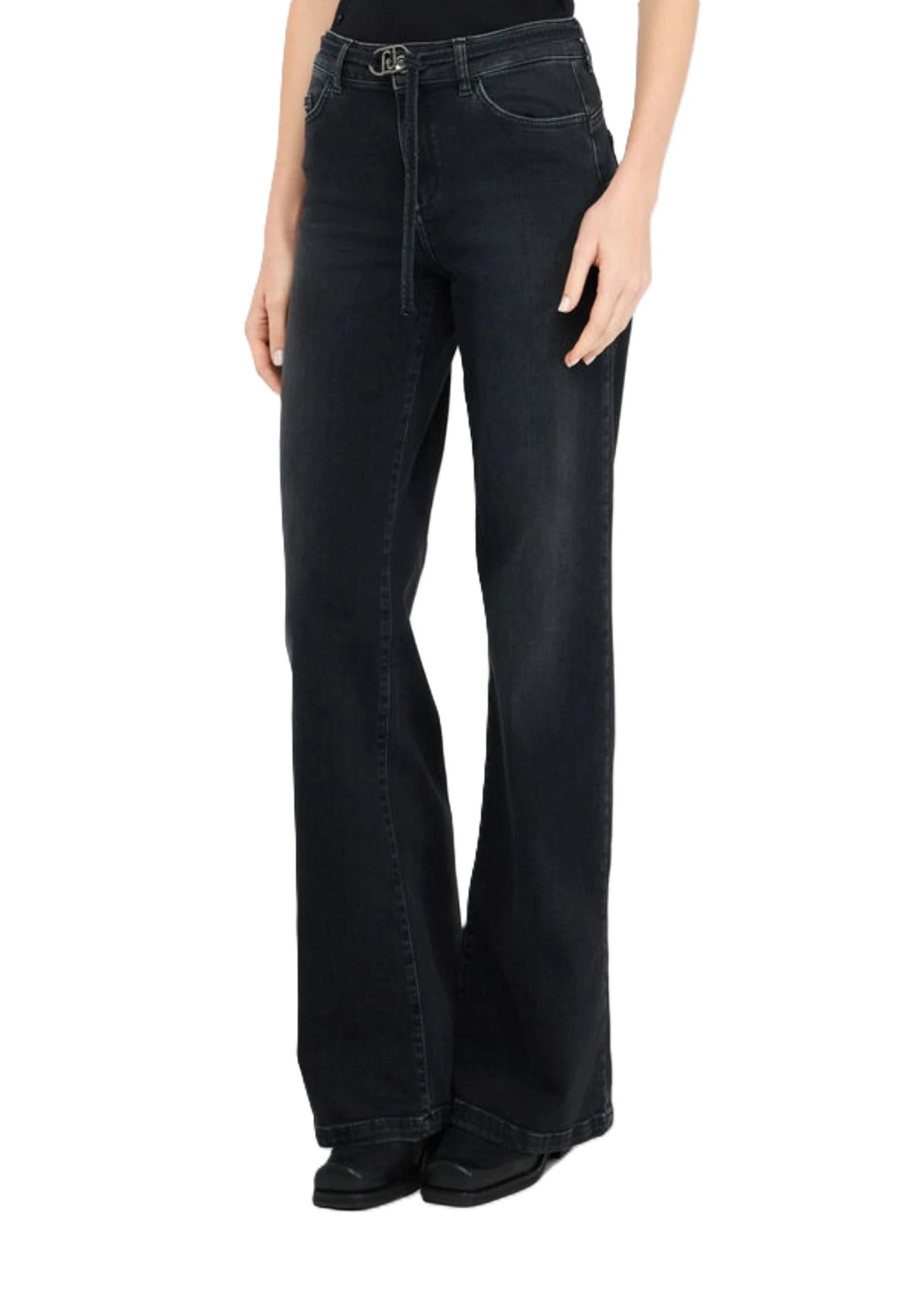 JEANS IN DENIM DI COTONE DONNA BLU